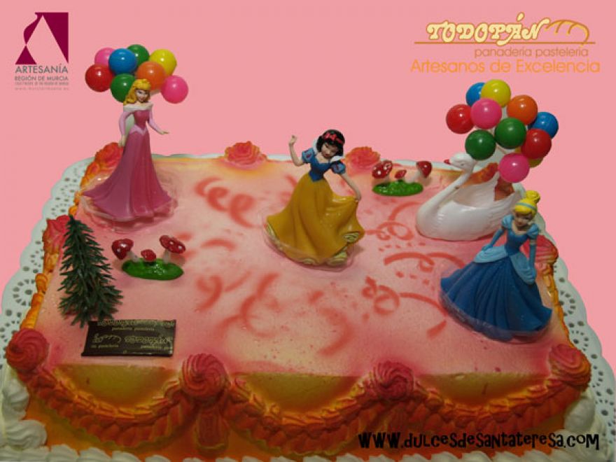 tarta princesas disney